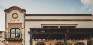 The Tropicana Los Cabos façade and room designs as of 2025.